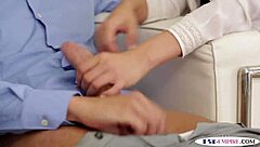 Can Bisexual Hunks Spitroast Babe in Anal 3some?