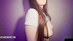 Babe Bent Over for Monster Cock in Homemade Interracial POV