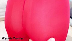 Amateur teen milf in stockings gets anal and cumshot on natural boobs