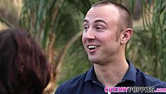 Latina Teen Deepthroats Big Cock