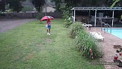 Nosey Neighbor Bound In Bondage For Rough Milf Deepthroat Humiliation