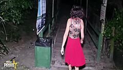 Teen Brunette Loves Stranger Cock