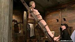 i got squeezed through stairs and fucked