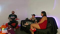 big ass girl hints at horny masturbation in lingerie