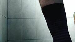 I STROKE my cock while wearing stockings