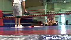 i watched the eurobabe in an oral competition against her opponent