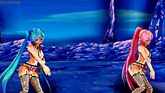 Mmd r18 hybrid english cover dancing anime