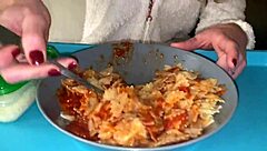 I love eating my man's cum-filled pasta, don't you?