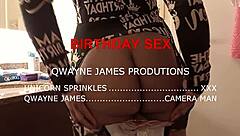 on his birthday, the ebony guy got bareback sex from his black lover, a hardcore gay encounter that lasted all night long.