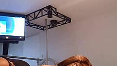 My stepsister's so horny, she gaggs on my dick and gets a creampie in her pussy.