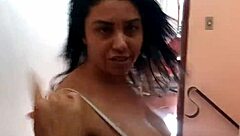 Sarah Rosa Washing Her Sexy Panties In Lingerie Fetish Scene With Big Tits And Ass