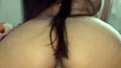 Big ass Indian teen gets her pussy stretched by a couple in homemade porn video