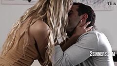 Sensual story of two horny stepsiblings at home