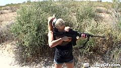 Crista Moore Fucked Hard in Missionary Pose Outdoors with Toys and Big Tits