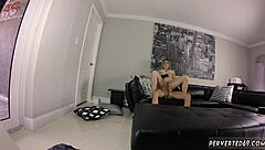 Cory Chase's feet get fucked by stepson in hardcore action.