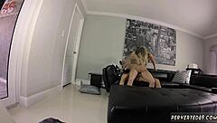 Cory Chase's feet get fucked by stepson in hardcore action.