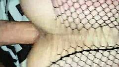 Hot Sexy Redhead Bent Over For Rough Doggy Fucking And Cumshot