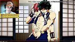 Gay cartoon hero Sherman Mendoza's reaction to Boku no Hero