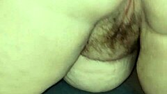 Want to see this brunette milf give a black hair blowjob?