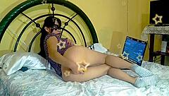 answering whatsapp messages and getting turned on