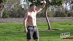 arnie curtis goes bareback in hot gay action