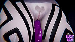 I watch the black magic girl in 3d oral scene