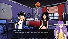 Cartoon nurse gets a surprise cumshot in front of her patients