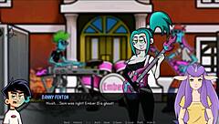 Cartoon nurse gets a surprise cumshot in front of her patients