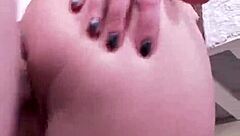 Exceptional half-nude slender girl gets rode in ga butthole