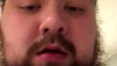 Amateur gay chub blows and rides dildo in HD