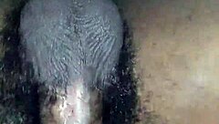 She rides that BIG COCK in POV, her wet ebony pussy getting fucked hard.