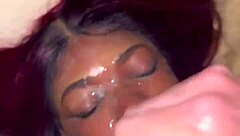 Ebony Slut Degraded In Sloppy Blowjob And Hardcore Assfucking