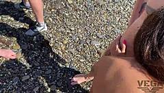 Boyfriend fucks her ass as stepsister rests nearby