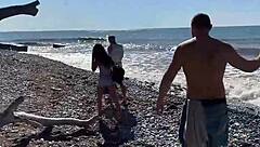 Boyfriend fucks her ass as stepsister rests nearby