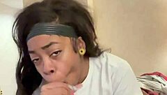 Ebony amateurs suck big black cock deepthroat style 😈