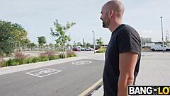 Petite Sara Diamond enjoys public anal with a big cock