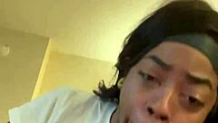 Ebony amateurs suck big black cock deepthroat style 😈