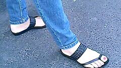 Ever seen hidden homemade footage of candid feet and toes?