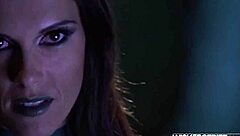 Jennifer Dark deepthroats monster cock!