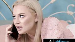 Gabbie and Blake from Girlsway interrupt homework for lesbian 69 and face sitting