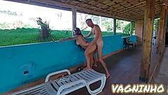 Bruna lopesxx and vagninhoxxx feel intense outdoor anal pleasure with creampie