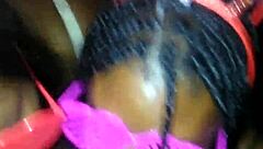 Bbw Skinny Thot Deepthroats Monster Bbc Double Blowjob Cum