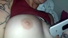 New girlfriend with small tits eagerly sucks and rides the cock passionately.