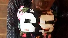 Big black cock dominates fat MILF in sloppy face fucking scene