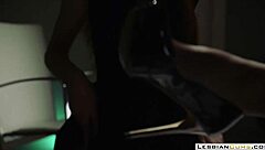 Lesbian Cums Completely Fucked with the Perfect Redhead