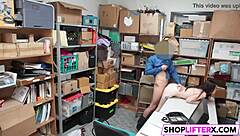 Slamming Sexy Teen Anastasia For Shoplifting