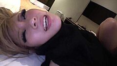 Cute party girl with slender body