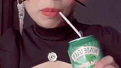 feeling the squeeze on those big teen tits