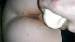 Teasing Stretch of Kenna's Tight Pussy with Huge Dildo