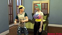 Anime cosplay: Boruto welcomes Bulma with sex